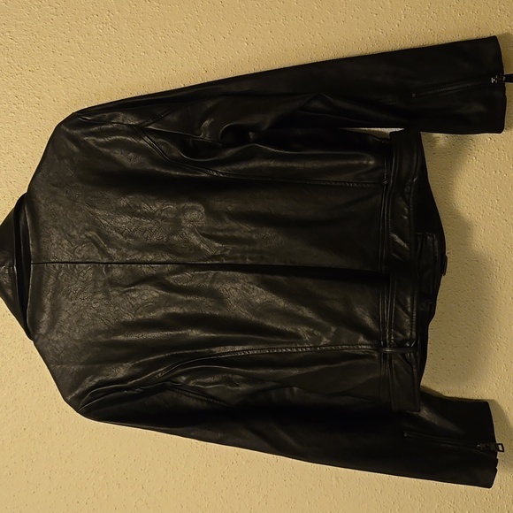 Faux Leather Moto Jacket Elodie XL - Picture 4 of 6